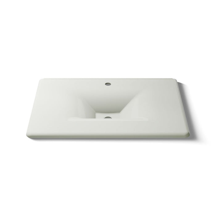 KOHLER K-3049-1 Iron/Impressions 31" Enameled cast iron vanity top with integrated rectangular sink