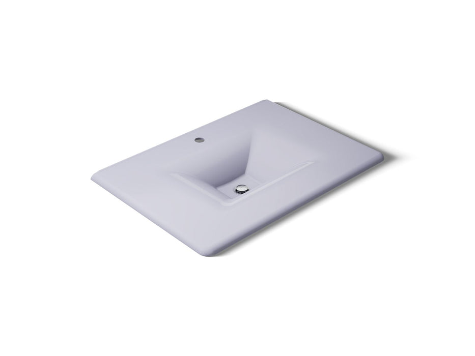 KOHLER K-3049-1 Iron/Impressions 31" Enameled cast iron vanity top with integrated rectangular sink
