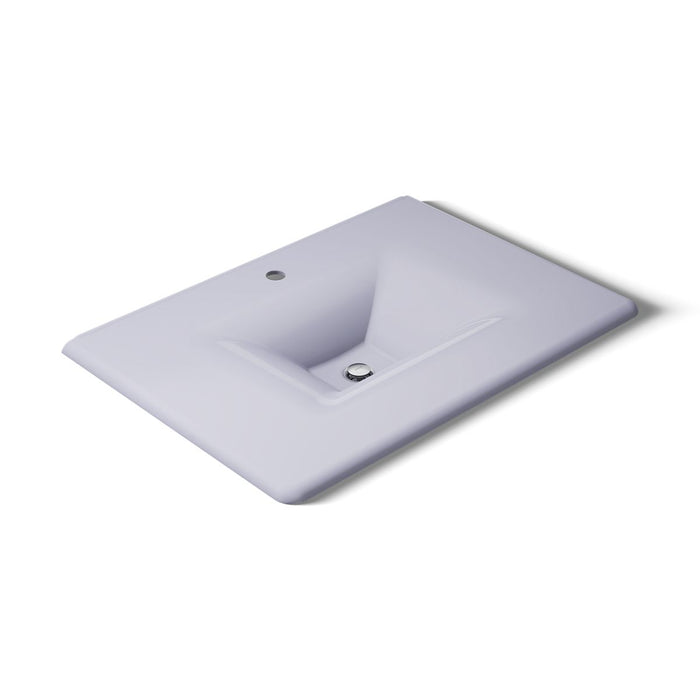 KOHLER K-3049-1 Iron/Impressions 31" Enameled cast iron vanity top with integrated rectangular sink