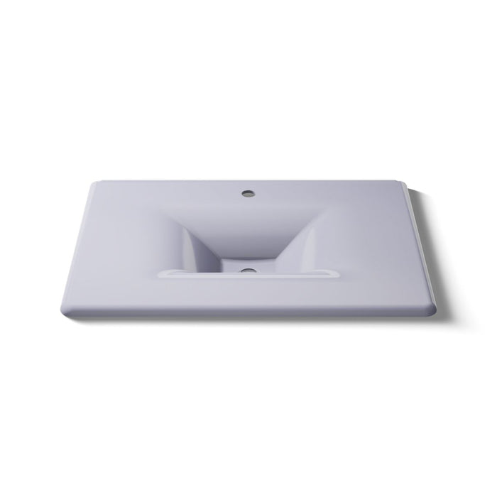 KOHLER K-3049-1 Iron/Impressions 31" Enameled cast iron vanity top with integrated rectangular sink