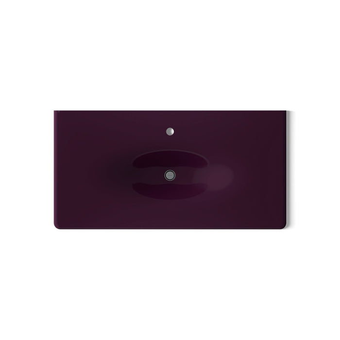 KOHLER K-3052-1 Iron/Impressions 43" Enameled cast iron vanity top with integrated oval sink