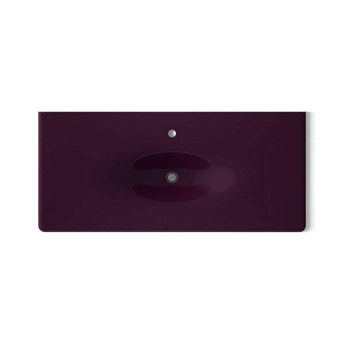 KOHLER K-3053-1 Iron/Impressions 49" Enameled cast iron vanity top with integrated oval sink