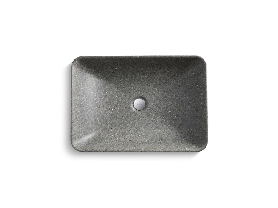 KOHLER K-30673-N Vox 23" rectangular vessel bathroom sink, no overflow