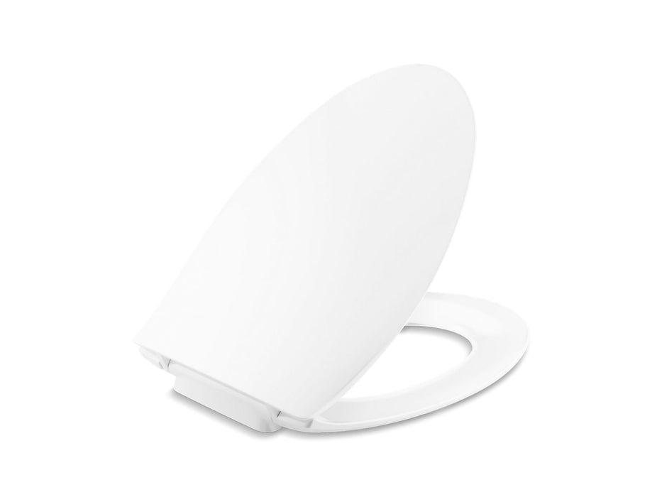 KOHLER K-30783-0 K-30783 Lithe Quiet-Close Elongated Toilet Seat, white