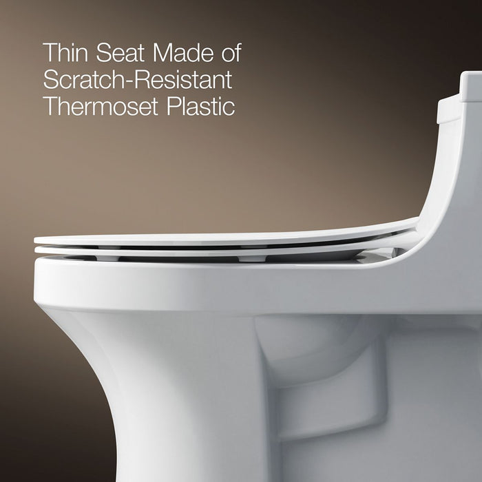 KOHLER K-30783-0 K-30783 Lithe Quiet-Close Elongated Toilet Seat, white - view 3