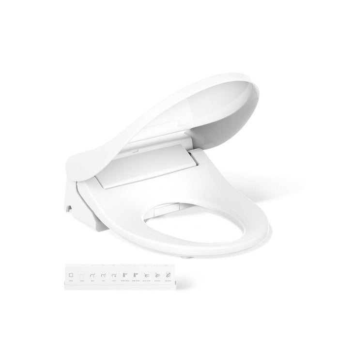 KOHLER K-30804-0 K-30804 PureWash Round-front Bidet Toilet Seat with Remote Control, white - view 5