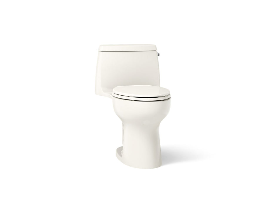 KOHLER K-30810-RA Santa Rosa One-piece compact elongated toilet, 1.28 gpf, biscuit