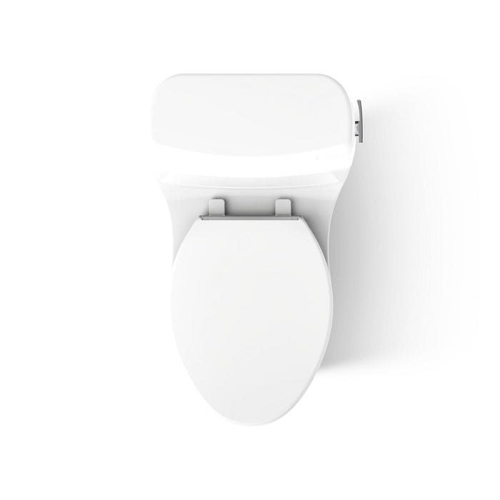 KOHLER K-30810-RA Santa Rosa One-piece compact elongated toilet, 1.28 gpf, white - view 3