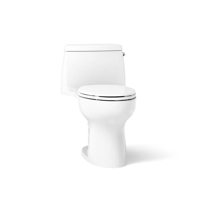 KOHLER K-30810-RA Santa Rosa One-piece compact elongated toilet, 1.28 gpf, white - view 5