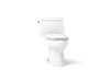 KOHLER K-30812 Santa Rosa ContinuousClean ST one-piece compact elongated toilet, 1.28 gpf, white