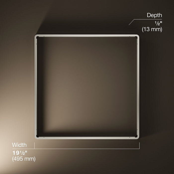 KOHLER K-31111 Real Rain Overhead panel trim