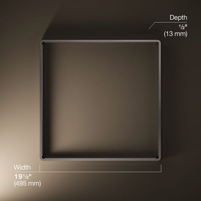 KOHLER K-31111 Real Rain Overhead panel trim