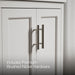 KOHLER K-31244-ASB Quo 36" Bathroom Vanity Cabinet with Sink and Quartz Top, White - Detail image of a product feature
