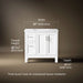 3/4 view of product with dimensions