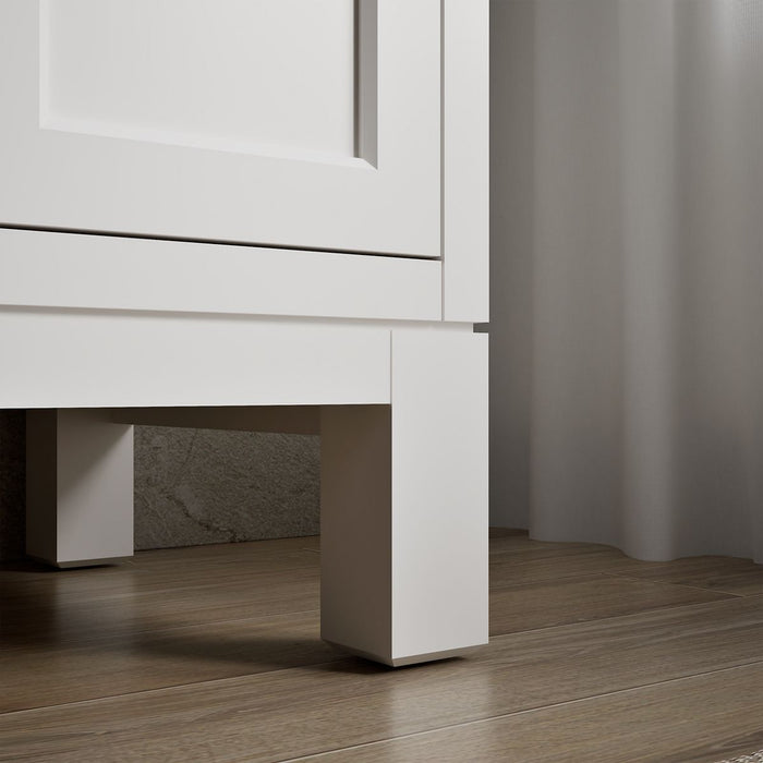 KOHLER K-31244-ASB Quo 36" Bathroom Vanity Cabinet with Sink and Quartz Top, White - Detail image of a product feature