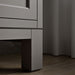 KOHLER K-31246-ASB Quo 60" Bathroom Vanity Cabinet with Sinks and Quartz Top, Mohair Grey - Detail image of a product feature
