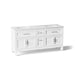KOHLER K-31247-ASB Quo 72" Bathroom Vanity Cabinet with Sinks and Quartz Top, White - 3/4 view of product