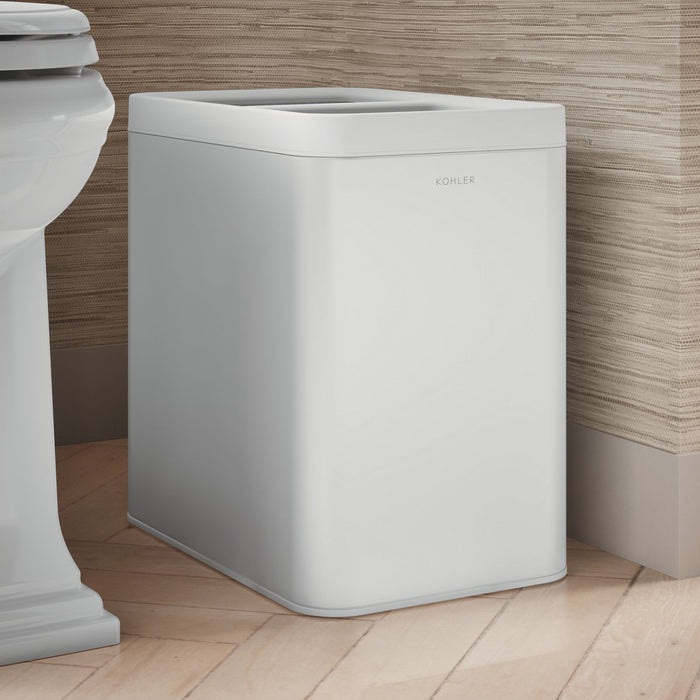 KOHLER K-31315 5-3/4-gallon dual-compartment open-top trash can