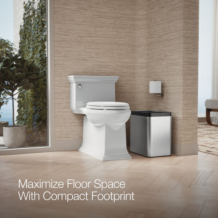 KOHLER K-31315 5-3/4-gallon dual-compartment open-top trash can