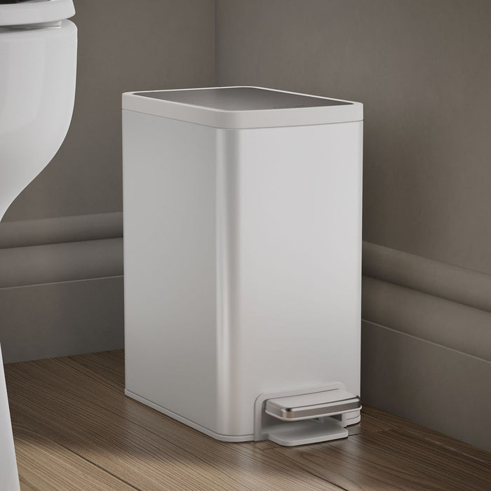 KOHLER K-31319 1-1/2-gallon step trash can