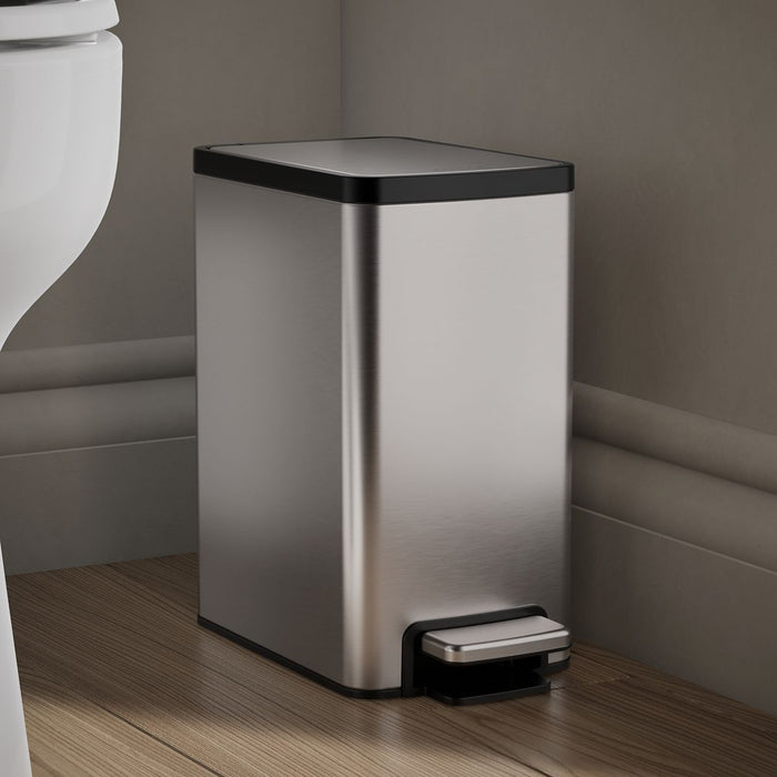 KOHLER K-31319 1-1/2-gallon step trash can
