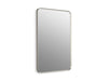 KOHLER K-31364 Essential 24" x 36" rectangular framed mirror, brushed nickel
