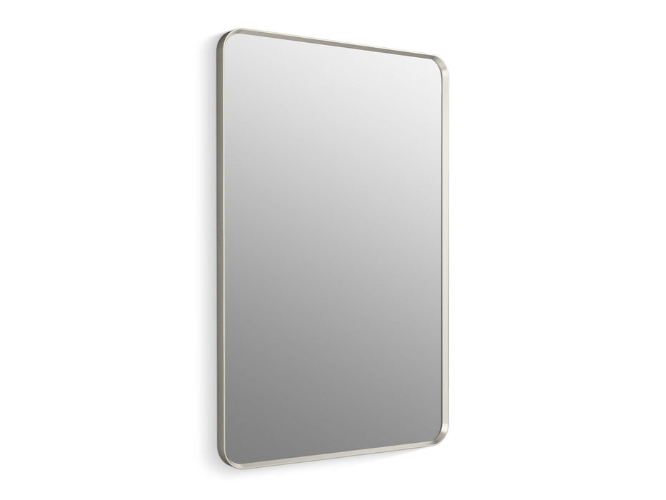 KOHLER K-31365 Essential 30" x 45" rectangular framed mirror, brushed nickel