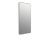 KOHLER K-31366 Essential 28" x 60" rectangular framed mirror, brushed nickel