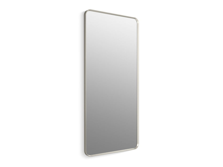 KOHLER K-31366 Essential 28" x 60" rectangular framed mirror, brushed nickel