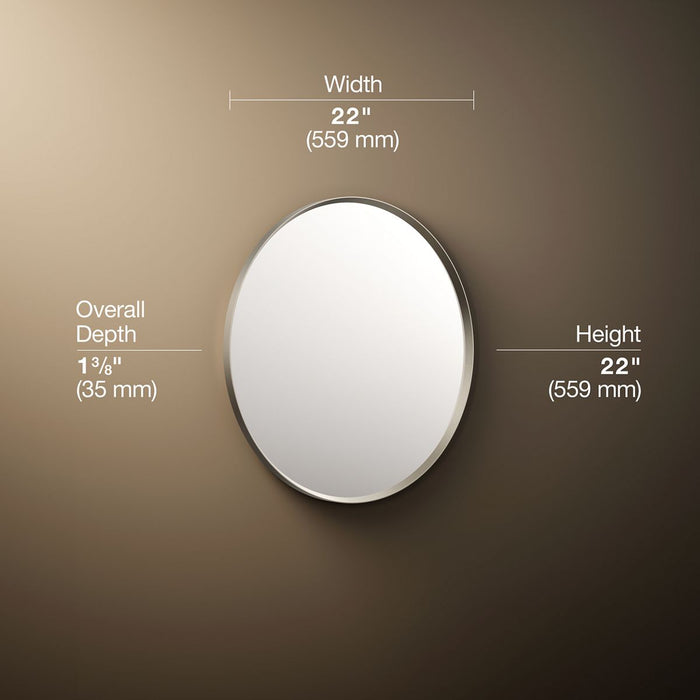 3/4 view of product with dimensions