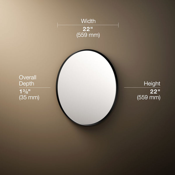 3/4 view of product with dimensions