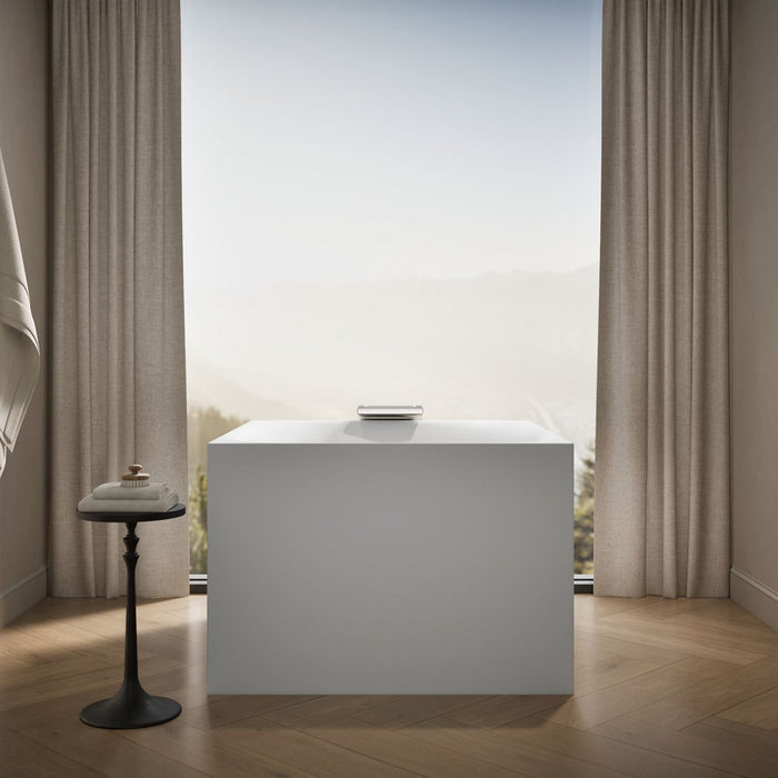 KOHLER K-31405-PFET Stillness 46" x 46" freestanding bath