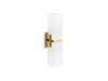 KOHLER K-31493-SC02 Honesty Two-light sconce, brushed moderne brass