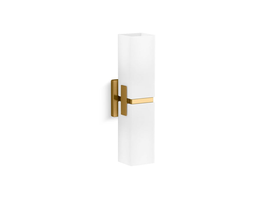 KOHLER K-31493-SC02 Honesty Two-light sconce, brushed moderne brass