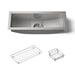 KOHLER K-3154 Undertone Trough 22" undermount single-bowl kitchen sink, stainless steel - view 5