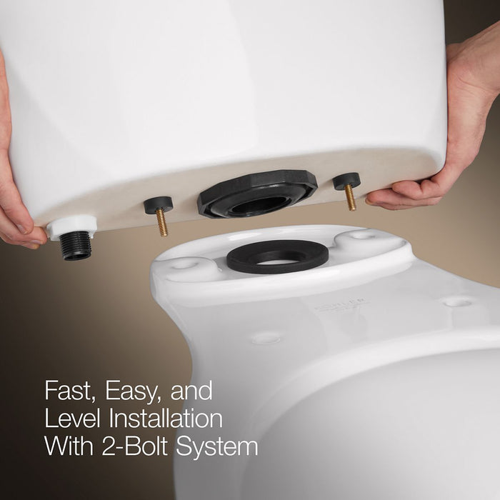 KOHLER K-31618 Cimarron ContinuousClean ST toilet tank, 1.28 gpf