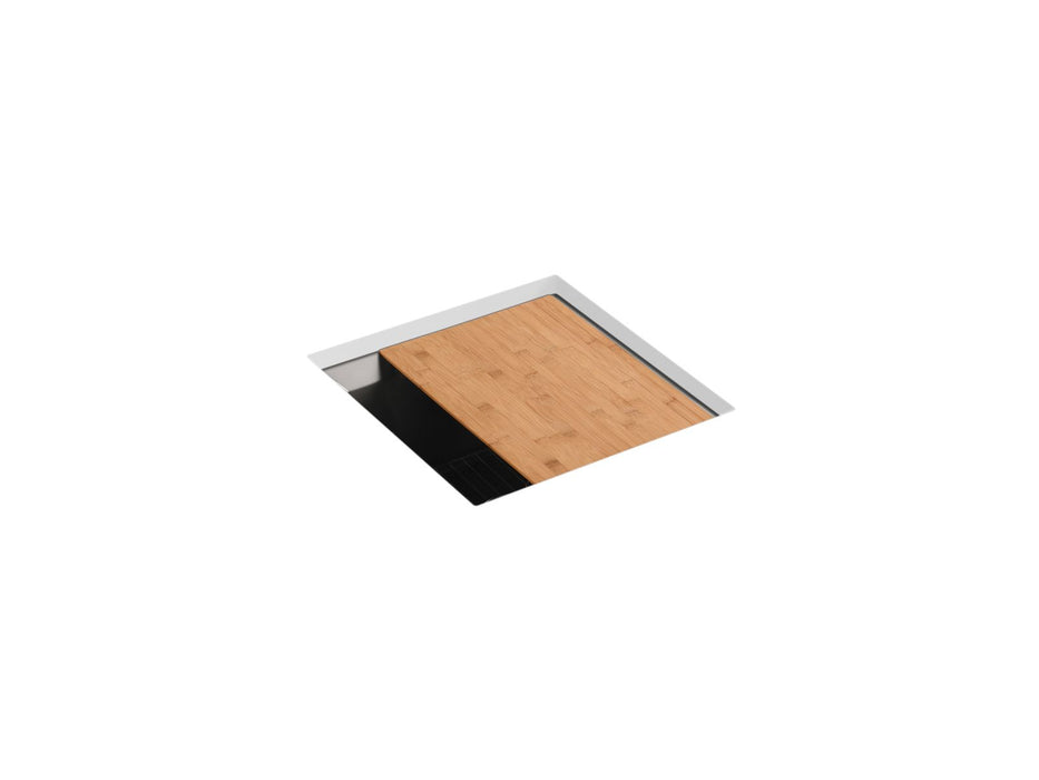KOHLER K-3161 Poise 18" undermount single-bowl bar sink