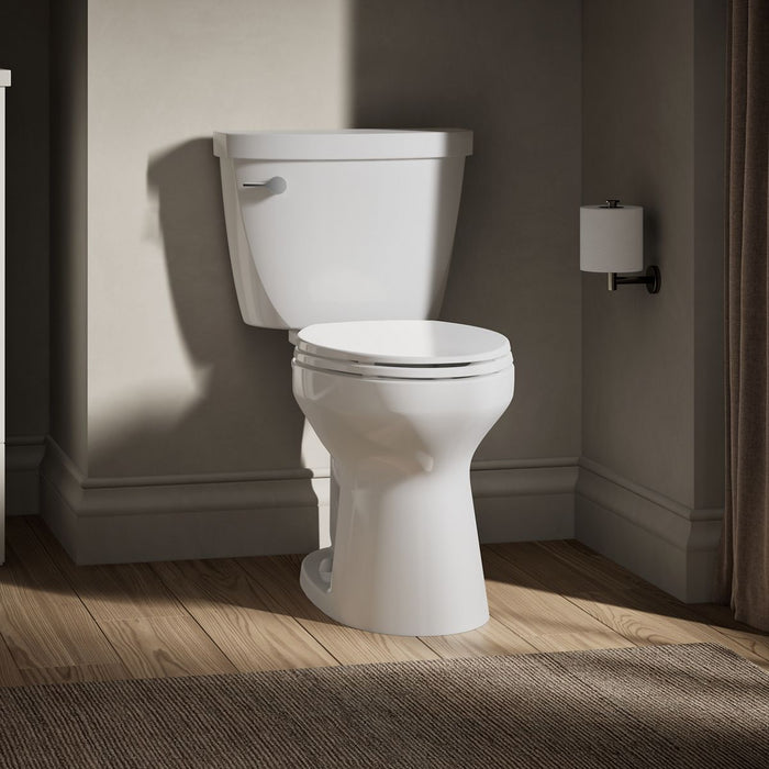 KOHLER K-31620 Cimarron Two-piece elongated toilet, 1.6 gpf - White