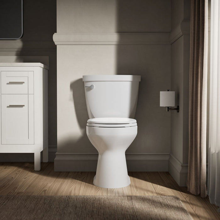 KOHLER K-31640-RA Cimarron Two-piece round-front toilet, 1.6 gpf