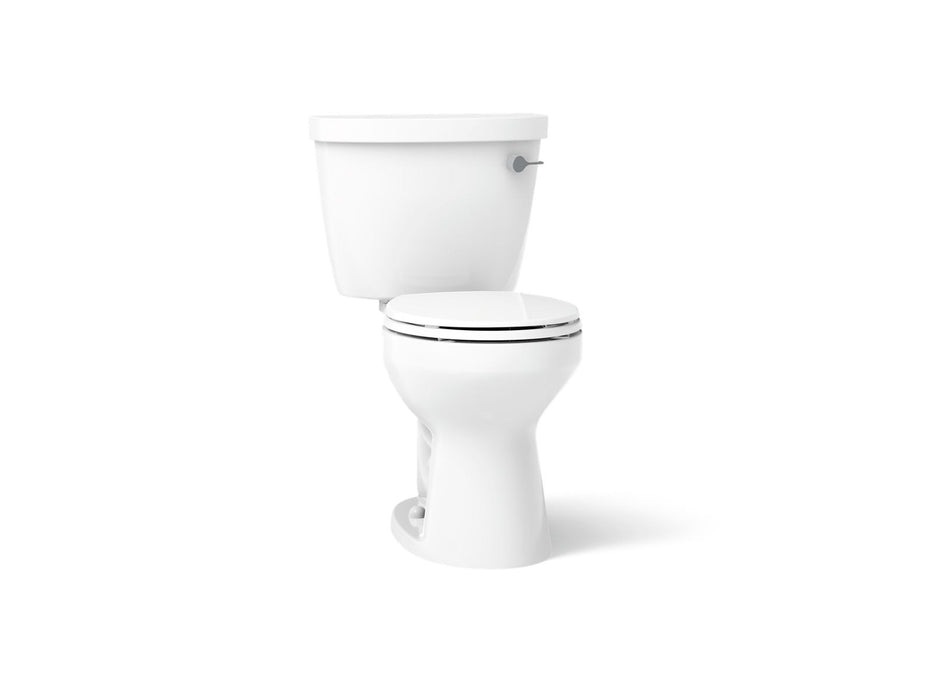 KOHLER K-31641-RA Cimarron Two-piece round-front toilet, 1.28 gpf