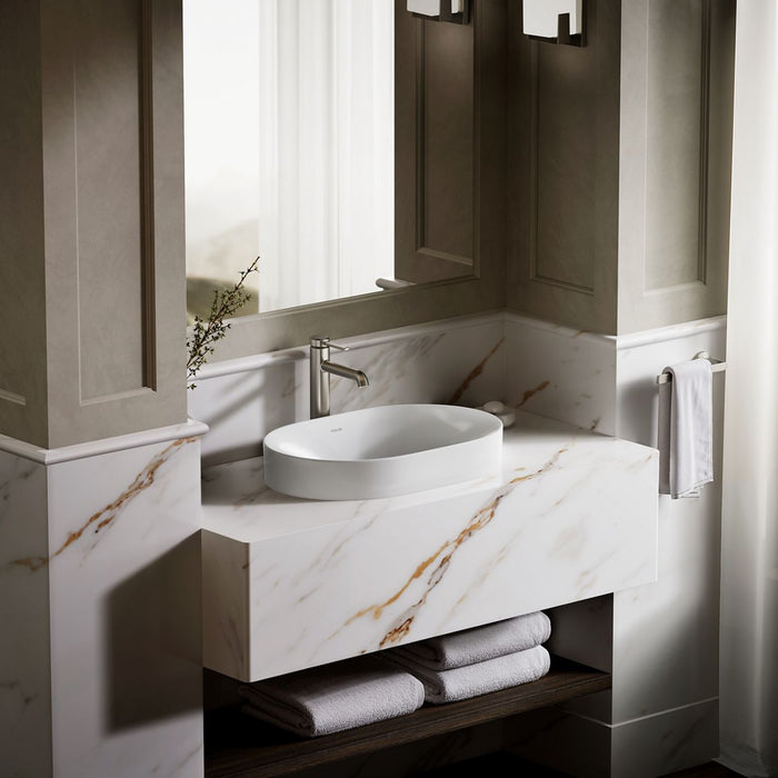 KOHLER K-31701-0 K-31701 Chalice 22-3/4" Oval Vessel Bathroom Sink