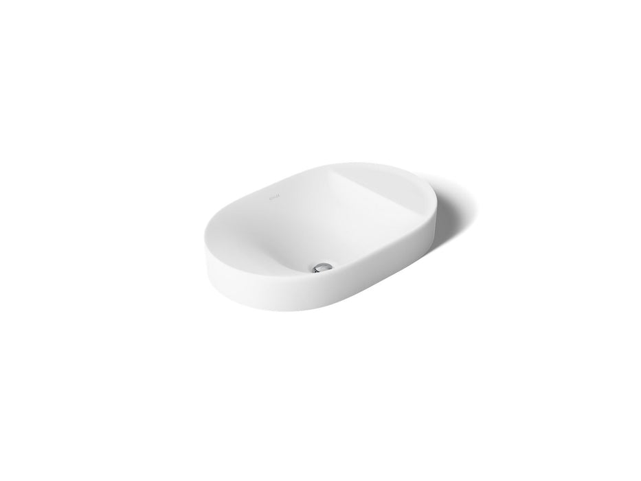 KOHLER K-31703-0 K-31703 Chalice 22-3/4" Oval Vessel Bathroom Sink, white