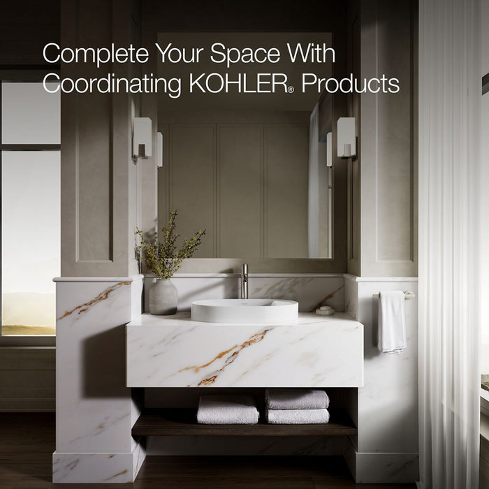 KOHLER K-31703-0 K-31703 Chalice 22-3/4" Oval Vessel Bathroom Sink, white - view 5