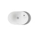 KOHLER K-31705-1 Chalice 22-3/4" oval vessel bathroom sink, white - view 2