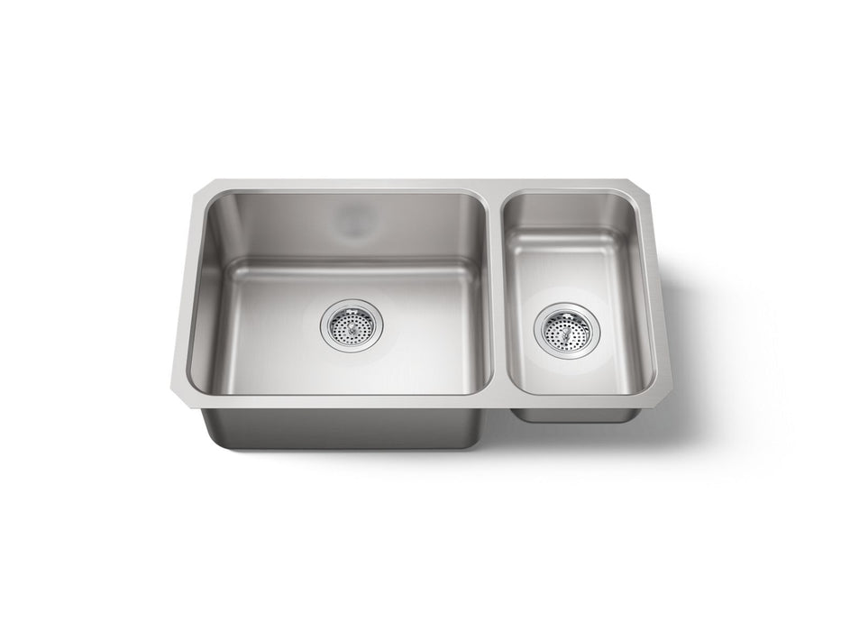 KOHLER K-3174 Undertone 31-1/2" undermount double-bowl kitchen sink