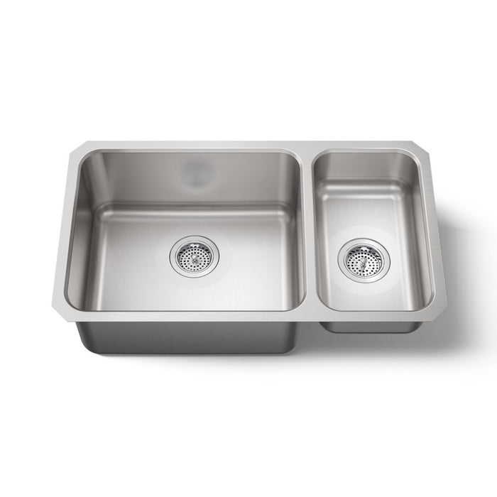 KOHLER K-3174 Undertone 31-1/2" undermount double-bowl kitchen sink
