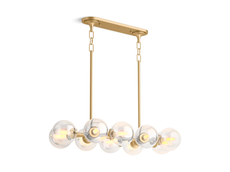 KOHLER K-31766-CH10 Bellera 38" linear chandelier
