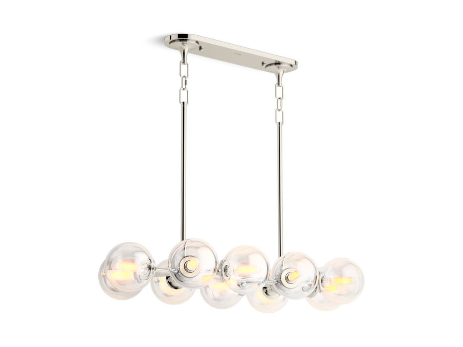 KOHLER K-31766-CH10 Bellera 38" linear chandelier