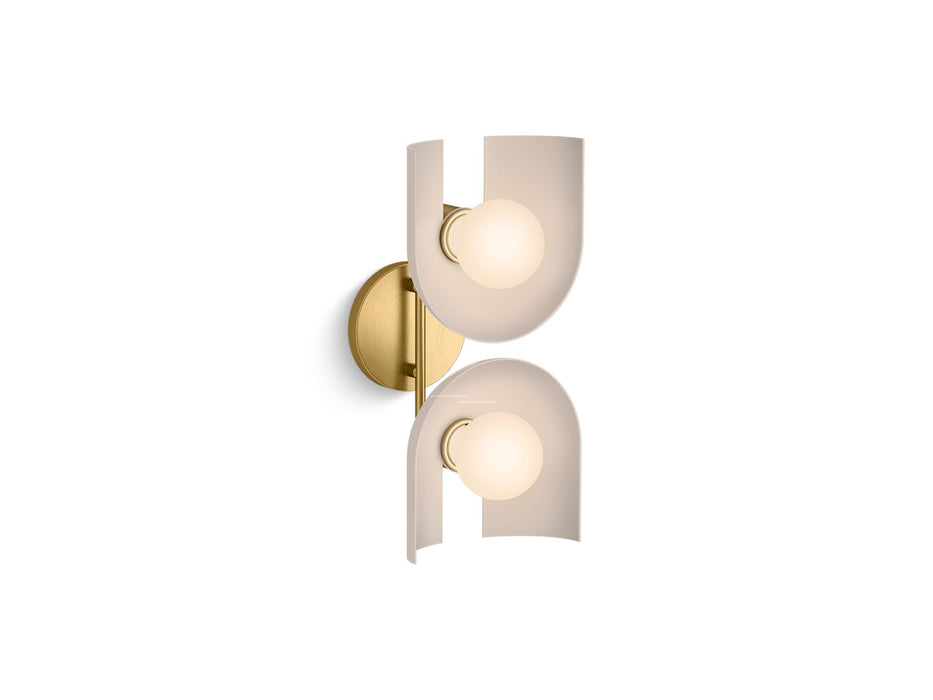 KOHLER K-31783-SC02 Jabot Two-light sconce