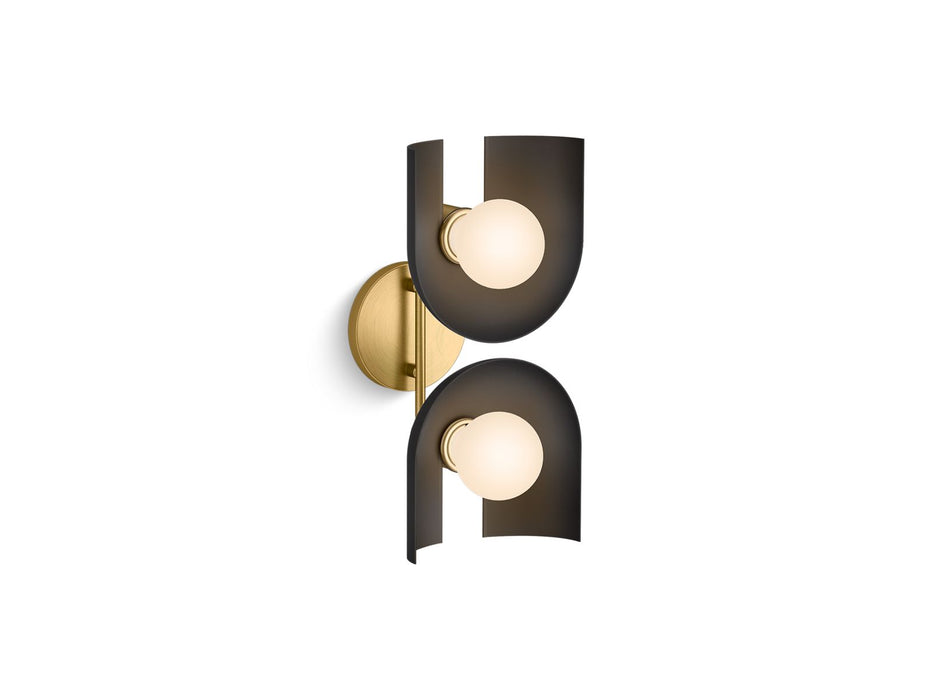 KOHLER K-31783-SC02 Jabot Two-light sconce